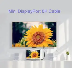 1FT Mini DP Female to Female Coupler Cord for PC/Laptop or Thunderbolt 2 Mac P