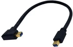 Mini DisplayPort Cable, 1FT 90 Degree Left Angled 8K Mini DisplayPort (Mini DP) Male to Male 8K Extension Cord for with Mini DP PC/Laptop (Left Angle)
Be the first to review this product...