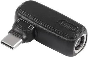 100W PD DC 7.4mm x 5.0mm Female(7.4mm x 0.6mm) Input to USB Type C Male Power Charging Adapter,Uilt-in with PD Automatic Identification Induction Chip,for Phones,Tablets,Laptops(7450 B)