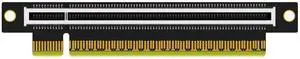 PA17 PCIe 5.0 X16 Riser Adapter Card, Left Angle and Low-Profile for 1U/2U Server Installation