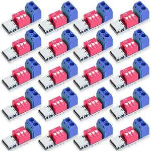 USB-C PD Trigger Board Module PD/QC Decoy Board Fast Charge USB Type-C to 5-20V High Speed Charger Power Delivery Boost Module (20PCS