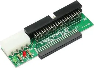 2.5 to 3.5 IDE Adapter,2.5 Inch 44 Pin Hard Disk Drive Laptop IDE to 40 Pin 3.5 Inch Desktop PC PATA Port Converter Card Adapter(IDE 2.5 to 3.5)