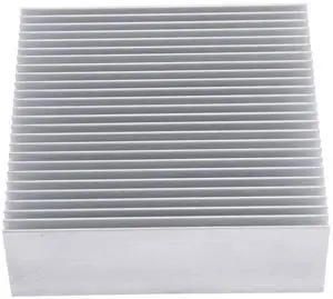 JVFYI 80x80x27mm Aluminum Heatsink, 26-Fin Cooler for LED, Power Electronics, and Circuit Board Cooling