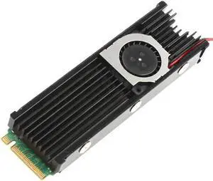 Aluminum Cooling Heatsink for NGFF M.2 NVME Heat Sink 2280 SSD Metal Sheet Thermal Conductivity Silicon DIY Radiator Cooling Fan