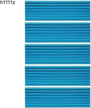 5PCS M.2 Heatsink SSD Aluminum alloy Heatsink Cooler Heat sink Thermal Conductive Adhesive For M.2 NGFF 2280 PCI E NVME SSD Blue
