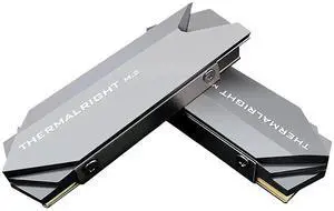 Thermalright M.2 2280 Ssd Nvme Heatsink Cooler Double-Sided Heat Sink Alloy Aluminum With Silicone Thermal Pad For Laptop Pc Pcie Nvme Ssd