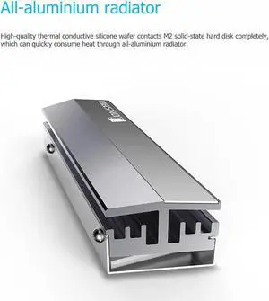 Hantop Heatsink Heat Dissipation Radiator SSD Cooling Heat Sink for M.2 NGFF 2280 PCI-E NVME SSD Heatsink Cooler