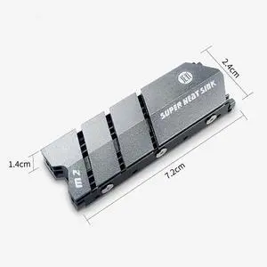 Heatsink Solid State Heatsink Heat M.2 Cooling Vest Radiator Cooler Heat Sink Heat Pads for NGFF NVME 2280 SSD Hard Drive Disk