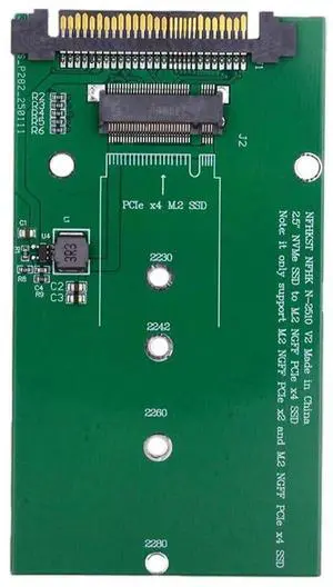 SFF-8639 NVME U.2 to NGFF M.2 M-Key PCIe SSD Adapter for Mainboard Replace SSD 750 p3600 p3700