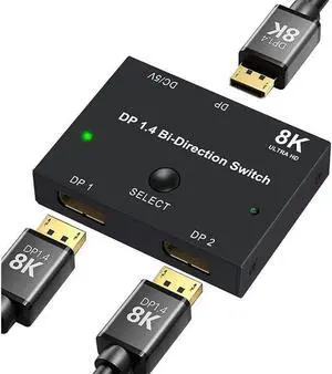 HDMI Switch 4K 3 in 1 Out HDMI 2.0 Switcher 3 Port with 3.9FT HDMI Cable Support 4K 60Hz 1080 120Hz HDCP 2.2 Ultra HD 3D for Xbox PS4 PS5 Roku UHD TV Monitor Projector