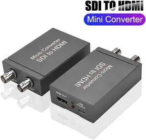 HD 3G Video Mini Converter SDI to HDMI SDI Adapter Converter with Audio Auto Format Detection For Camera WITH DC CABLE
