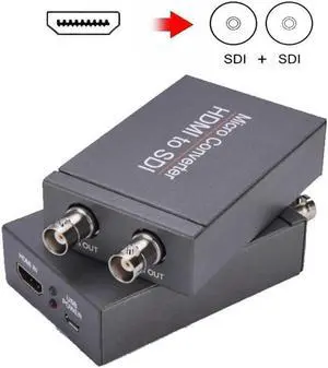 HD 3G Video Micro Converter HDMI to Dual SDI-compatible Adapter Converter with Audio Auto Format Detection For Camera