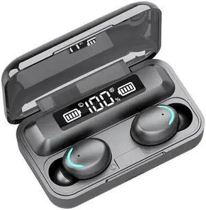 Gemdeck Bluetooth Headphones Wireless Earbuds Touch Control with LED Charging Case