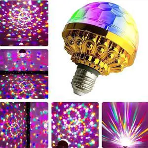 Gemdeck Mini Disco Light Disco Romantic Magic Crystal Ball Lamp Stage Light
