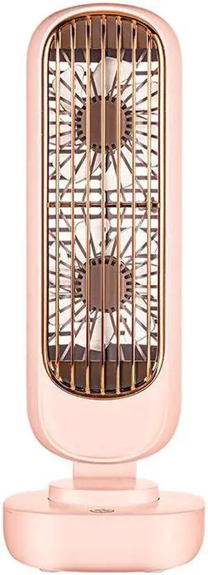 Gemdeck Small Tower Fan Portable Fan for Bedroom Home Office Desk Pink