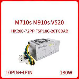 for M710s M910s V520 180W Switching Power Supply HK280-72PP FSP180-20TGBAB Server Power Supply 10pin 4pin