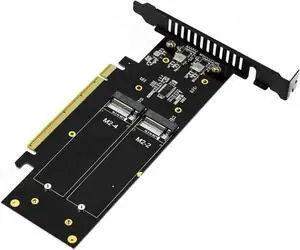 jeyi iHyper M.2 PCIE4.0 X16 to 4X NVME Adapter Card PCIE4.0 GEN4 X16 to 4X NVME RAID Card PCI-E VROC Card
