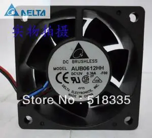 for delta 6025 12V 0.36A 3-wire AUB0612HH Server Inverter Cooling fan for delta 6025 12V 0.36A 3-wire AUB0612HH Server Inverter Cooling fan