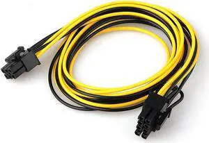 70cm 6 Pin Male To 8 Pin Male Pci Express Power Adapter Cable For Graphics Video Card 6pin To 8pin Pci-E Power Cable