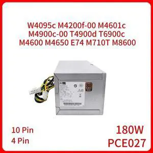 180W PCE027 Server Power Supply Adapter for W4095c M4200f-00 M4601c M4900c-00 T4900d T6900c 10PIN 4PIN 180W PCE027 Server Power Supply Adapter for W4095c M4200f-00 M4601c M4900c-00 T4900d T6900c 10PIN 4PIN