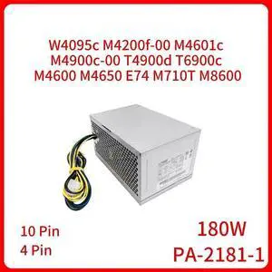 180W PA-2181-1 Server Power Supply Adapter for W4095c M4200f-00 M4601c M4900c-00 T4900d T6900c 10PIN 4PIN 180W PA-2181-1 Server Power Supply Adapter for W4095c M4200f-00 M4601c M4900c-00 T4900d T6900c 10PIN 4PIN