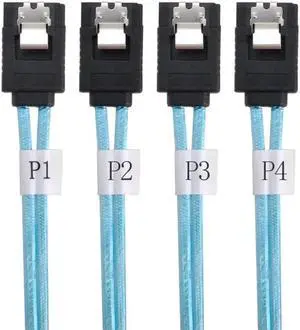 SAS Internal 4 SATA Host to 4 SATA 7pin Target Hard Disk 6Gbps Data Server Raid Cable 50cm zihan