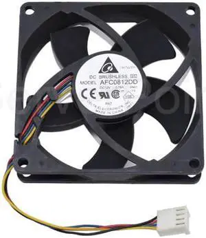 AFC0812DD Cooler DC12V 0.75A 4-Wire 80x80x20MM 8CM Square Cooling Fan For Delta