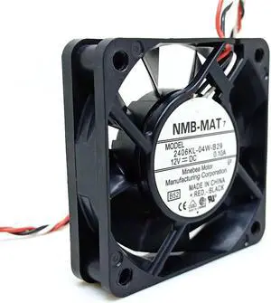 Projector fan 6015 chassis fan 2406kl-04w-b29 12V Dual Ball Bearing 3300RPM 12.9CFM projector cooling equipment fan 6cm