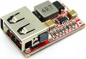 5PCS/LOT DC 6-20V 12V/24v to 5V USB Output charger step down Power Module Mini DC-DC Step Up Boost Module Power Adjustable