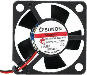 2cps 30mm fan For Sunon MC30100V2-000C-A99 3010 5V 0.38W Quiet Cooling Fan 4.6CFM 8000RPM