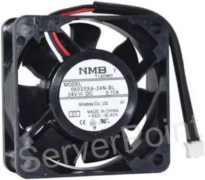 FOR nmb 06025SA-24N-BL 6025 24V 0.11A 60*60*25MM cooling fan