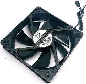 Mute Silent 120mm Computer PC Cooling Fan,120X120X25mm 12CM PLA12025S12L 12025 DC 12V 0.12A CPU Cooler
