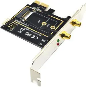 M.2 Wifi Adapter M2 Ngff Key A-E to Mini Pci Express Wifi Raiser PCI-E 1X NGFF Wireless Support Mini Pcie Network Card