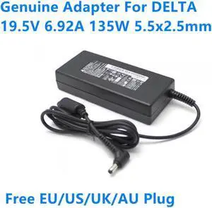 19.5V 6.92A 135W 5.5x2.5mm Delta ADP-135KB T AC Adapter For 135W Laptop Power Supply Charger