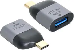 USB-C OTG Adapter USB 3.0 Type A Female to Type C USB 3.1 Male Host OTG Data 10Gbps Adapter for Laptop & Phone