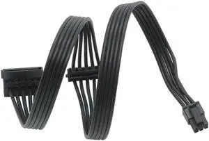 Small 6Pin to Dual SATA SSD Power Supply Cable MINI 6Pin Turn 2 x SATA Hard Drive Power Cord For Dell Main Board Interface