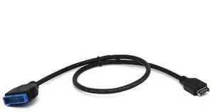 30CM USB 3.1 Type-E Male to IDC20P Male Adapter Cable 20Pin Extension Cable for Computer Motherboard-AB01