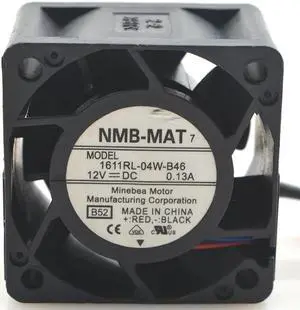1611RL-04W-B46 For NMB 40X28mm DC 12V 0.13A 4cm 4028 Server cooling Fan