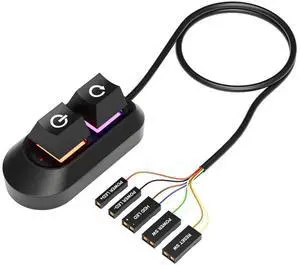 Desktop Computer Switch Button Extension Cable PC Power Button Mechanical Switch Style B-AB01