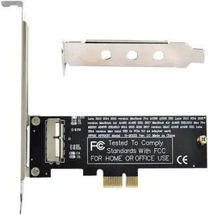 PCI Express Convert Card PCI-E 1X to 12+16 Pin 2013-2017 Mac Pro Air SSD Convert Card for A1493 A1502 A1465 A1466