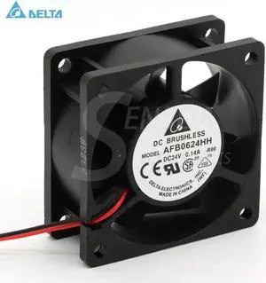 Delta AFB0624HH 60*60*25mm DC 24V 0.14A 5000RPM dual ball beraing Cooling fan Delta AFB0624HH 60*60*25mm DC 24V 0.14A 5000RPM dual ball beraing Cooling fan