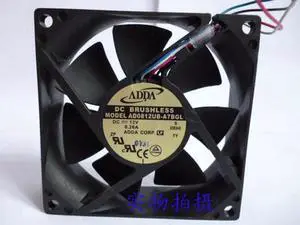 AD0812UB-A7BGL For ADDA 8025 12V 0.26A \4-wire pwm fans 8CM 80x80x25mm Server Cooling Fan
