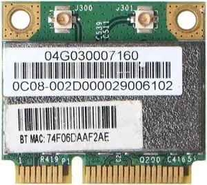 Wireless Card Adapter for Broadcom Bcm94313HMGB AW-NB047H BCM4313 Half Mini Pci-e Wifi Net-work Card with Bluetooth4.0