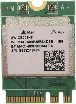 For AW-CB209NF Realtek RTL8821AE Dual Band 2.4+5GHz 433M Bluetooth V4.0 NGFF M.2 Wifi WLAN 802.11ac Wireless Card For AW-CB209NF Realtek RTL8821AE Dual Band 2.4+5GHz 433M Bluetooth V4.0 NGFF M.2 Wifi WLAN 802.11ac Wireless Card