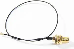 2Pcs U.FL IPEX MHF4 to RP-SMA 0.81mm RF Pigtail Cable Antenna For Intel AX200 9260NGW 8260NGW 8265NGW NGFF M.2 WiFi Card router