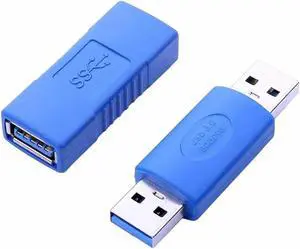 2Pcs/lot SuperSpeed USB 3.0 Type-A Male to Male And Female to Female Adapter Bridge Extension Coupler Gender Changer Connector 2Pcs/lot SuperSpeed USB 3.0 Type-A Male to Male And Female to Female Adapter Bridge Extension Coupler Gender Changer Connector