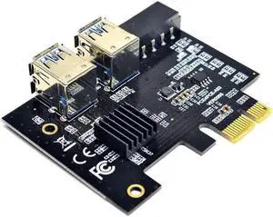 PCI e 1 to 4 PCI e Adapter PCIe 1x to 16x Slots Gold USB 3.0 Mining Special PCIE Riser Card Extender Board For Bitcoin Miner PCI e 1 to 4 PCI e Adapter PCIe 1x to 16x Slots Gold USB 3.0 Mining Special PCIE Riser Card Extender Board For Bitcoin Miner