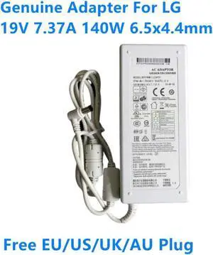 19V 7.37A 140W LCAP31 EAY62949001 AC Adaptor For LG 34-Inch Ultra Wide QHD 27UD88-W 34UM94 Monitor Power Supply Charger