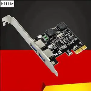 USB 3.0 PCI-E Expansion Card External 2 Port USB3.0 PCIe Card with 2 Power Module NEC Chip for Desktop PC Computer