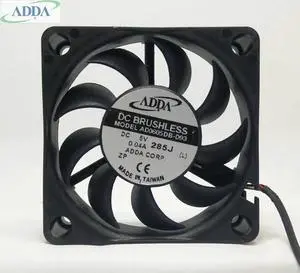 FOR ADDA AD0605DB-D93 FOR ADDA 6CM 6015 60mm 0.04A 5V Dual ball axial cooling fan